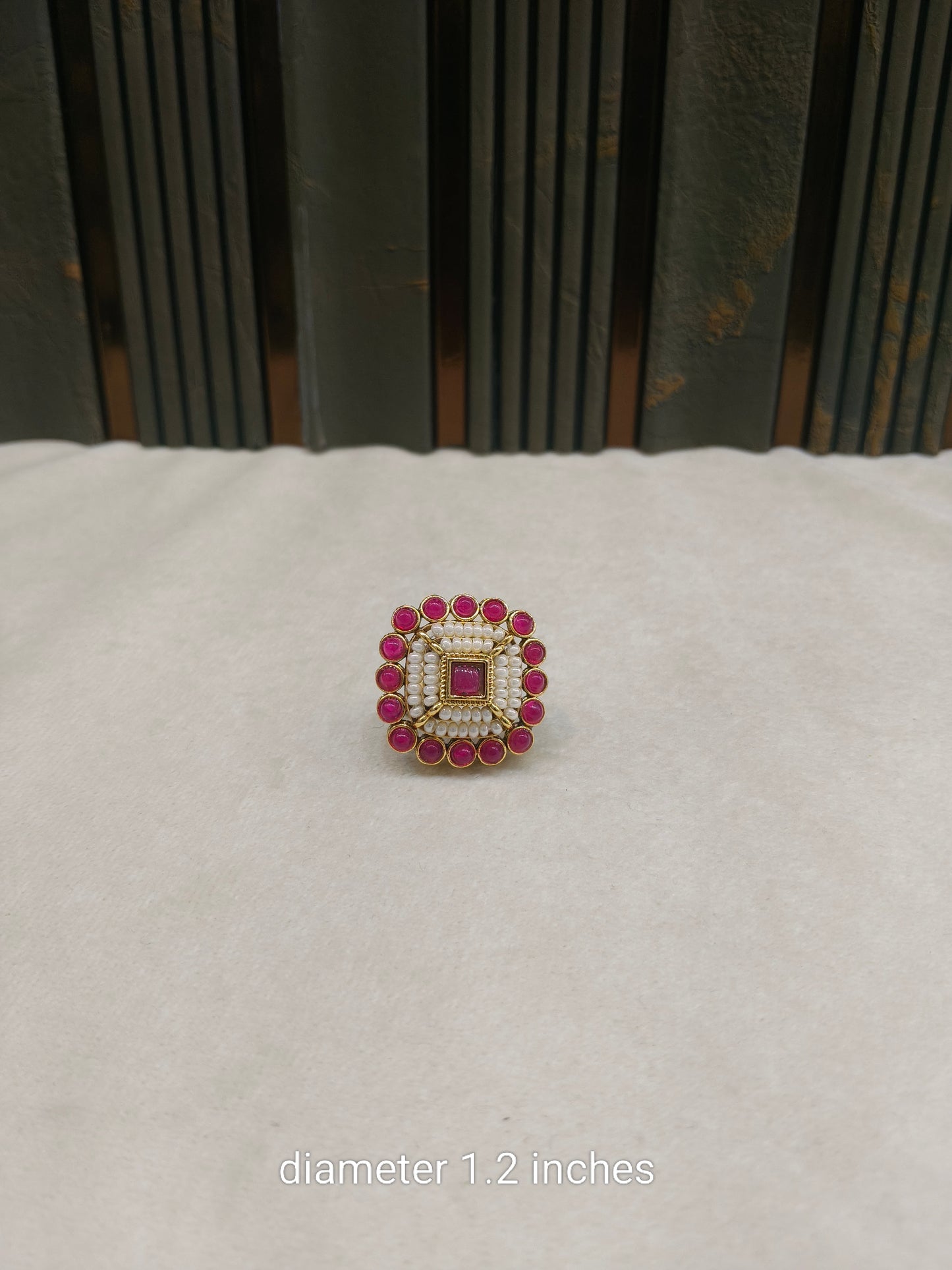 Kundan Adjustable Nigar Finger Rings