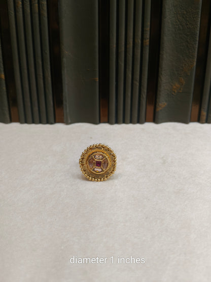 Gold Cocktail Miko Finger Rings