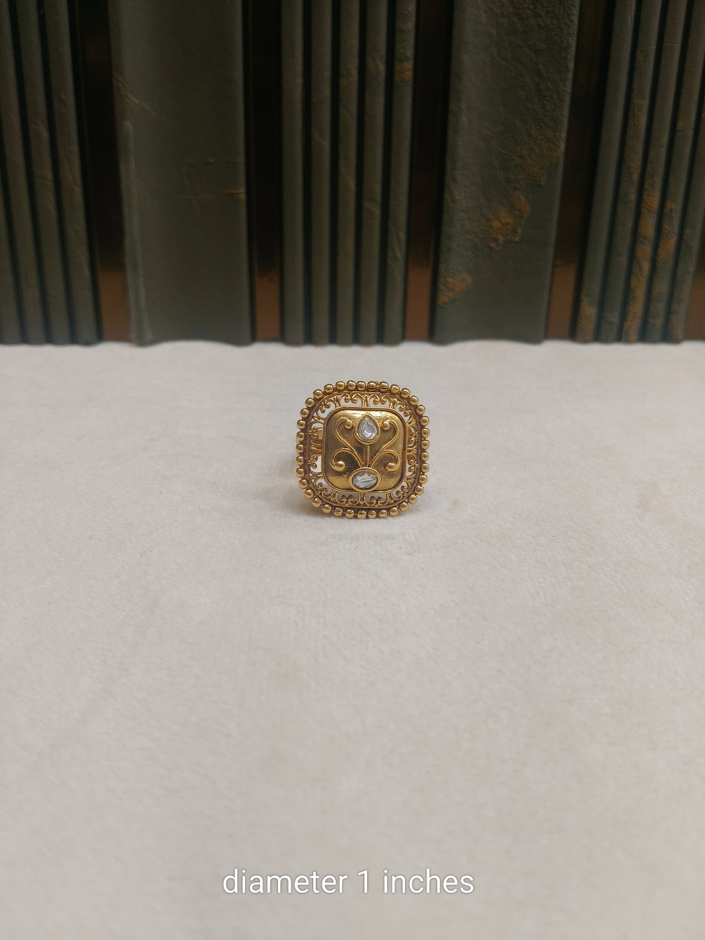 Gold Cocktail Misaki Finger Rings