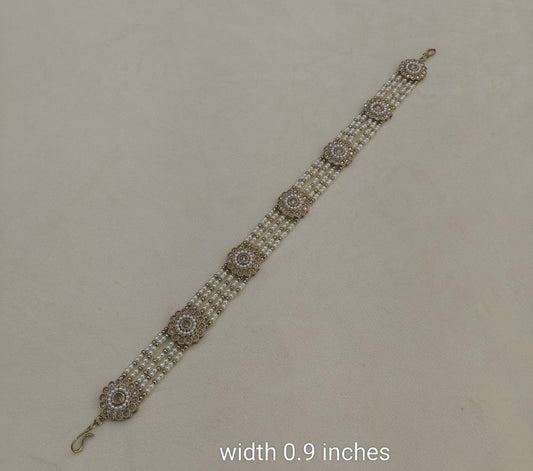 Antique Headpiece Matha Patti sheesh fool Manha Head Jewellery