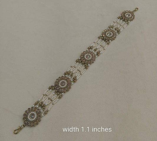 Antique Headpiece Matha Patti sheesh fool Manha Head Jewellery