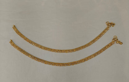 Gold Anklets Jhanjar Payal Heer Jewellery