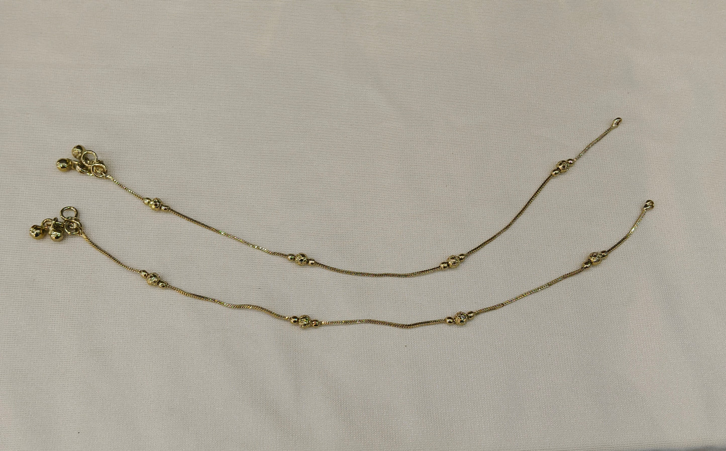 Antique Gold Anklets Jhanjar Payal Heer Jewellery