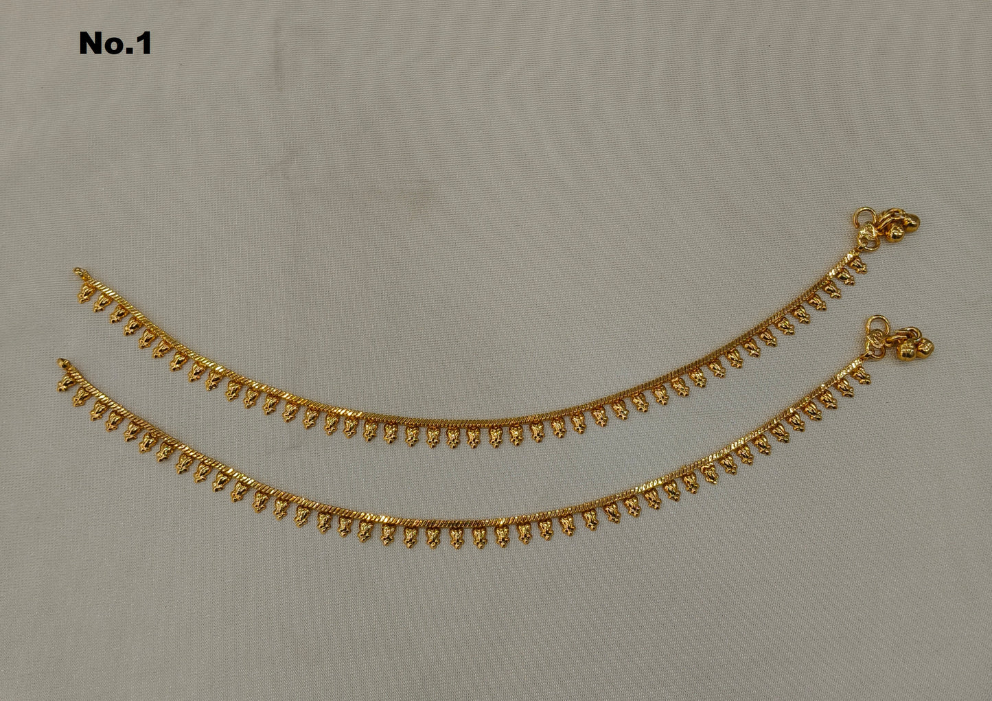 Gold Anklets Jhanjar Payal Taran Jewellery