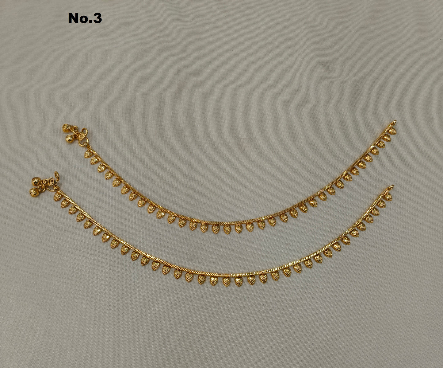 Gold Anklets Jhanjar Payal Taran Jewellery