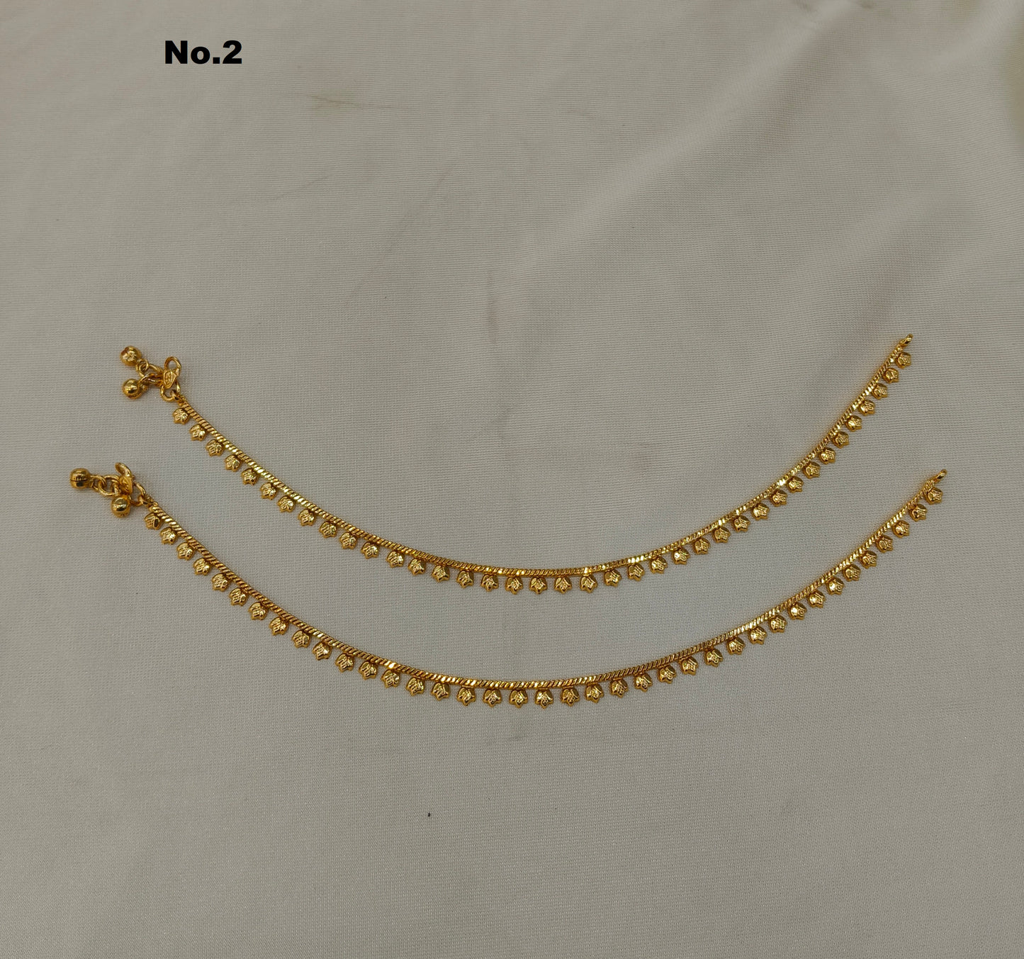 Gold Anklets Jhanjar Payal Taran Jewellery