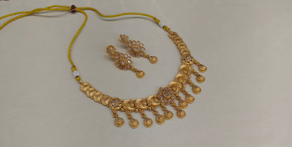 Gold Polki Necklace Jewellery Juhi  Sets