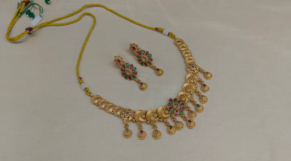 Gold Polki Necklace Jewellery Juhi  Sets