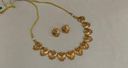 Gold Polki Necklace Jewellery Juhi  Sets