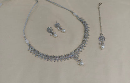 Silver Necklace Anju sets