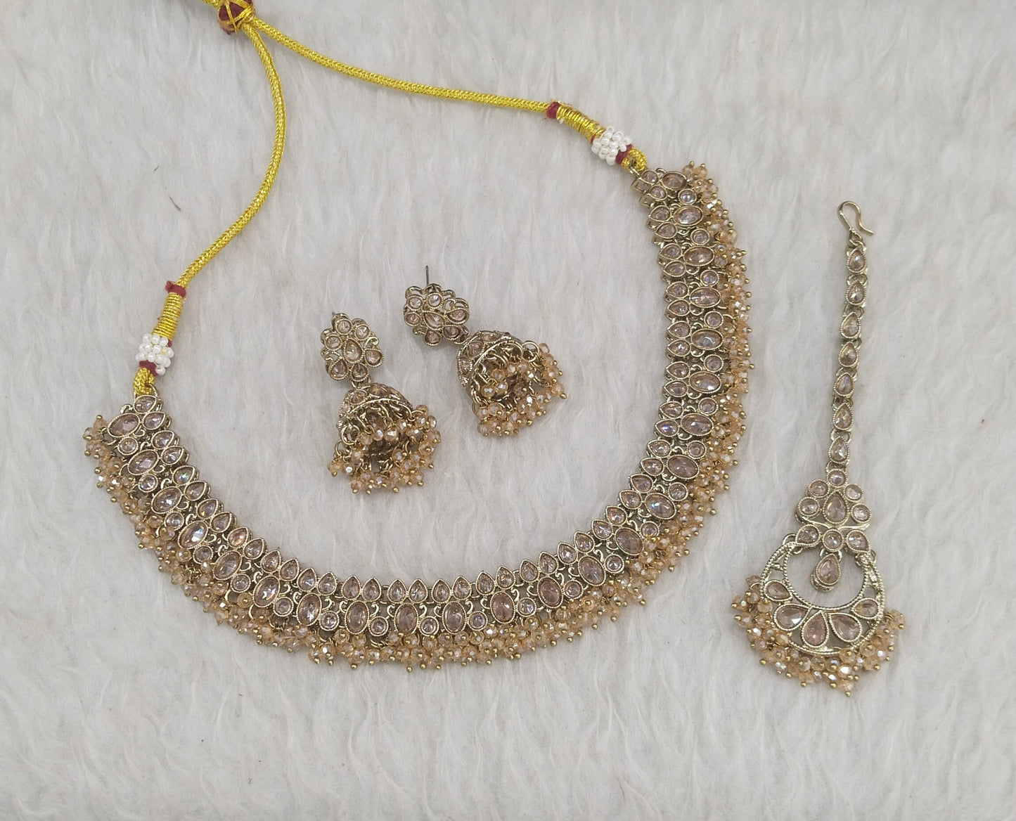 Antique Gold Necklace Shuba sets
