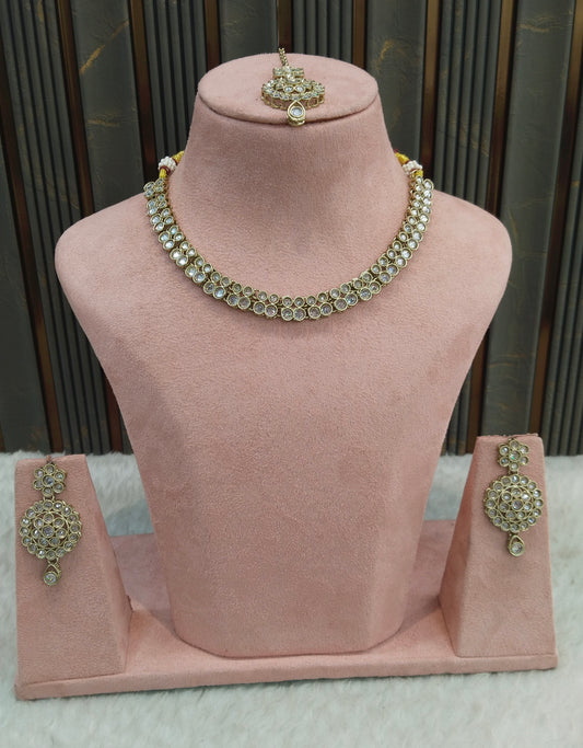 Antique White Necklace Jasnir sets