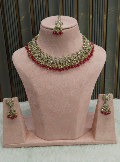 Antique Gold Ruby Necklace Shuba sets