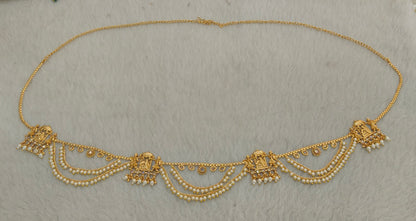 Gold Belly Chain kamarbelt Prachi Saree Chain