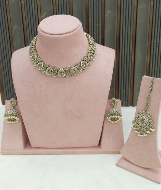 Antique Gold Necklace Jagjeet sets