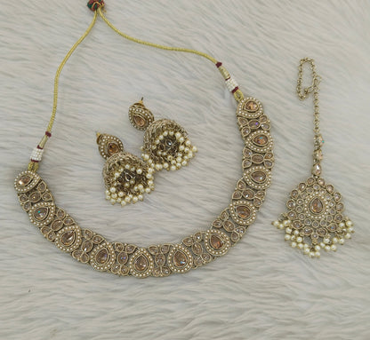 Antique Gold Necklace Jagjeet sets