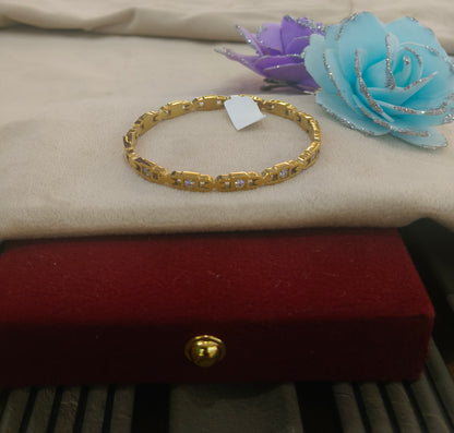 Tisha Anti-Tarnish Stainless Steel Bracelet(Openable)