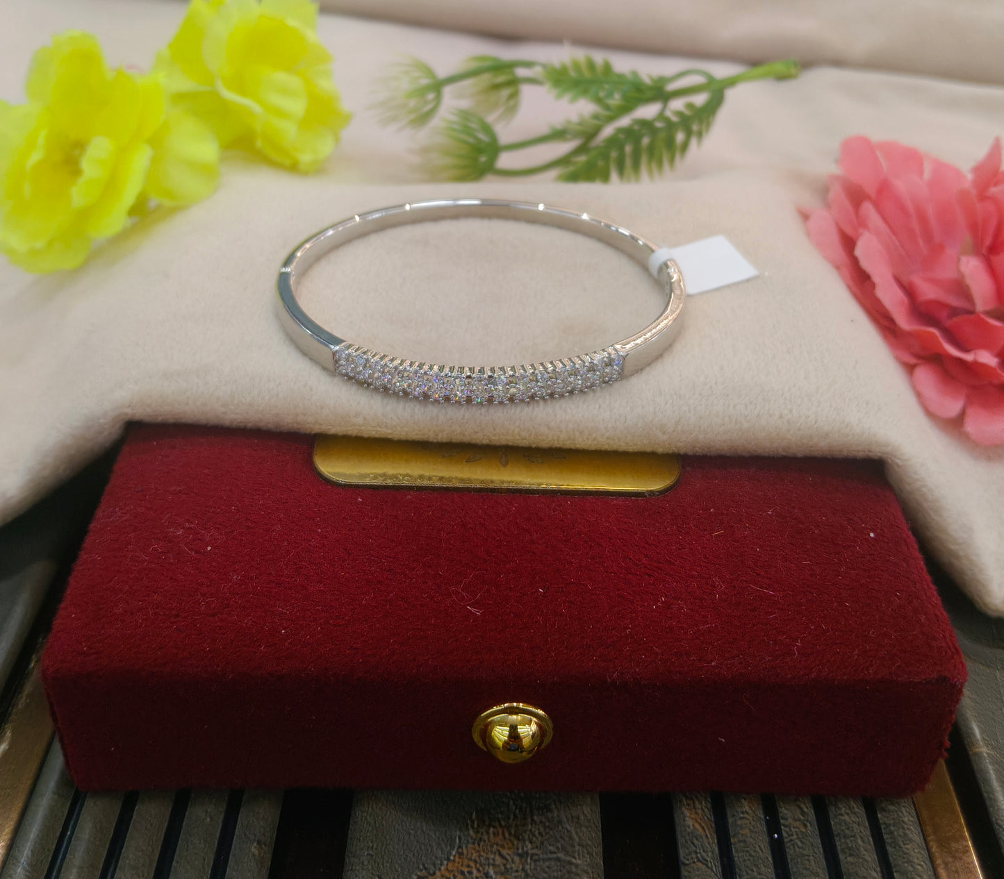 Soma Silver Anti-Tarnish Stainless Steel Bracelet(Openable) (Copy)