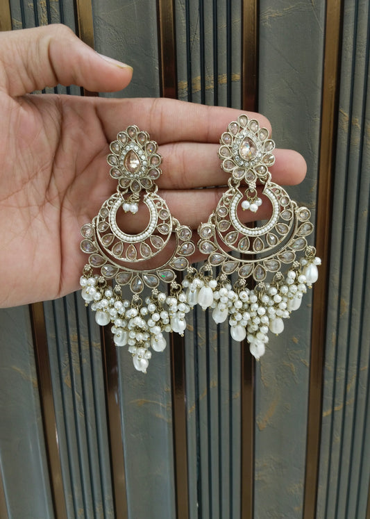 Antique Gold Bollywood Marci Earrings
