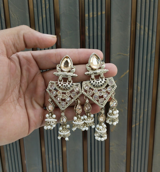 Antique Gold Bollywood Marci Earrings