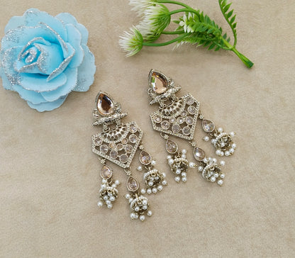 Antique Gold Bollywood Marci Earrings