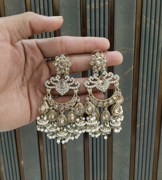 Antique Gold Bollywood Joye Earrings
