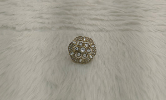 Gold Cocktail Still Finger Rings