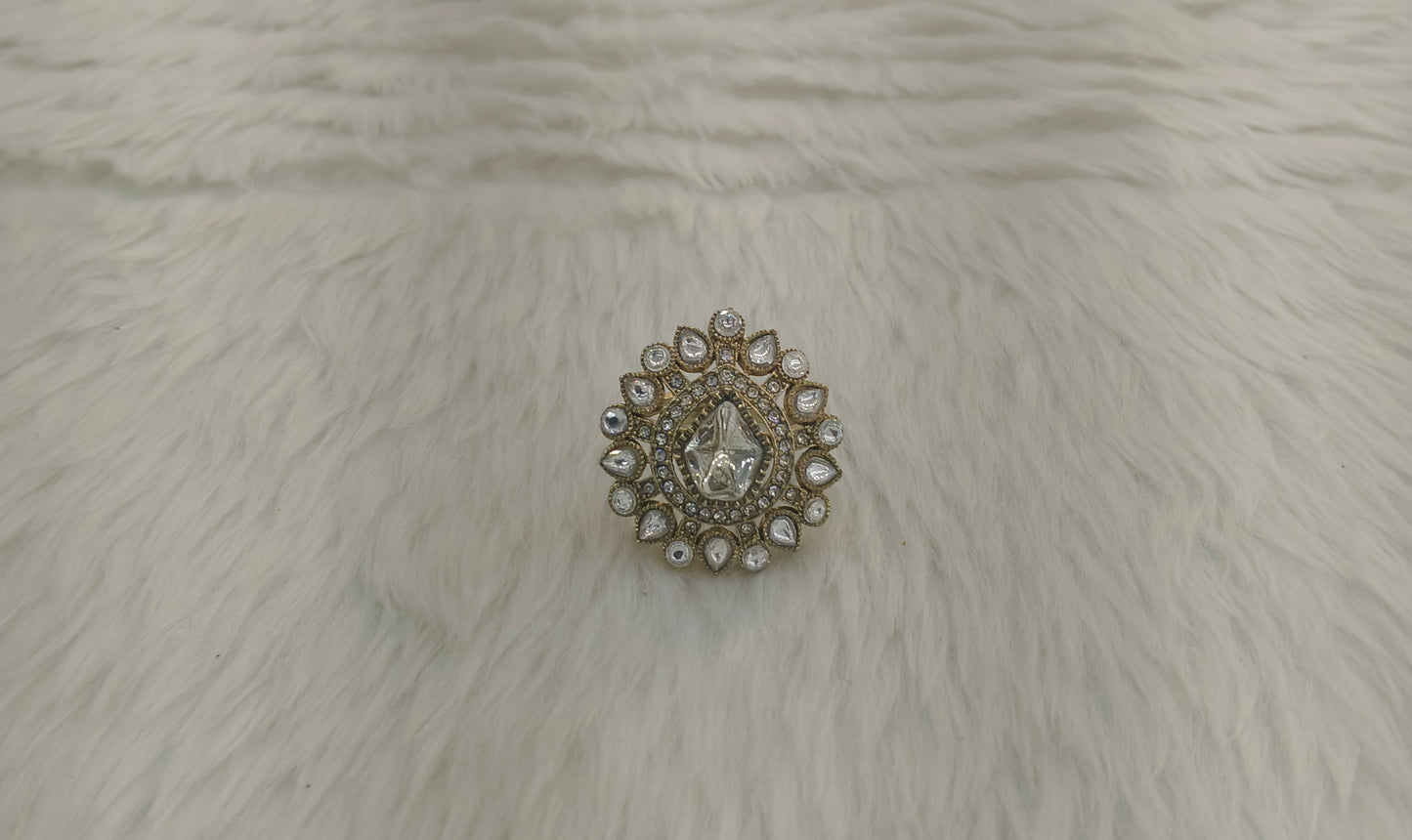 Gold Cocktail Still Finger Rings