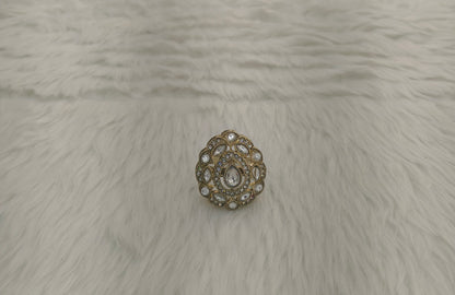 Gold Cocktail Still Finger Rings