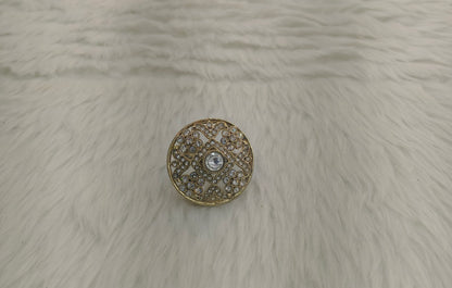 Gold Cocktail Still Finger Rings