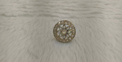 Gold Cocktail Still Finger Rings