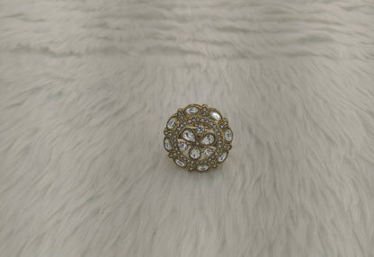 Gold Cocktail Still Finger Rings