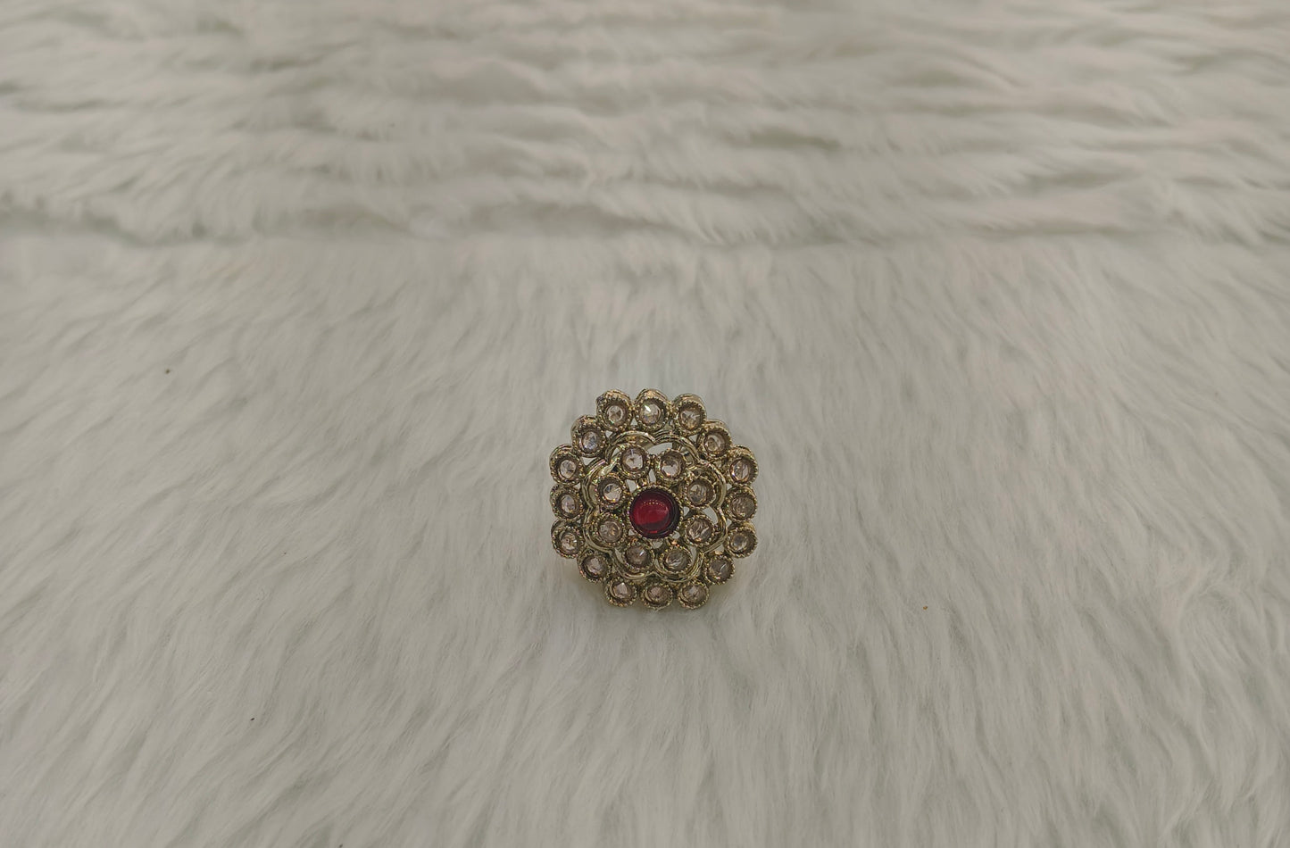 Gold Cocktail Still Finger Rings
