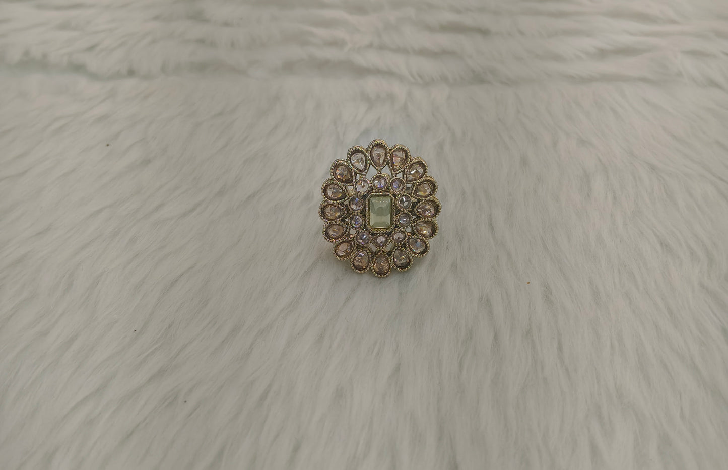 Gold Cocktail Still Finger Rings