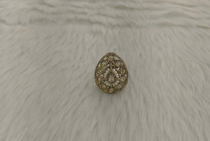 Gold Cocktail Still Finger Rings