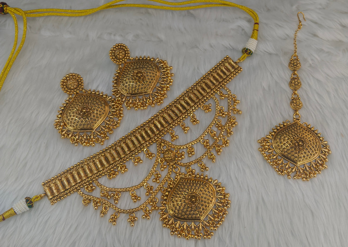 Gold Polki Choker Kirtika Jewellery Polki Set