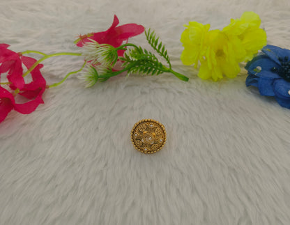Gold Cocktail Vena Finger Rings