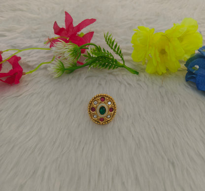 Gold Cocktail Vena Finger Rings