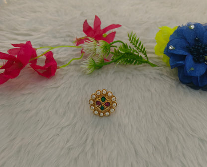 Gold Cocktail Vena Finger Rings