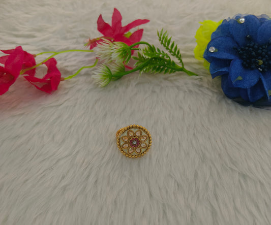 Gold Cocktail Vena Finger Rings