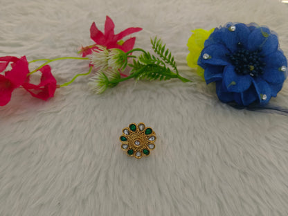 Gold Cocktail Vena Finger Rings