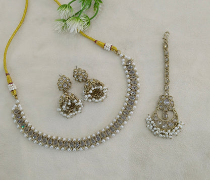 Antique White Necklace Jewellery Sadie Set