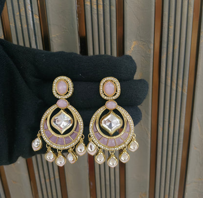 Antique Kundan Bollywood Bega Earrings