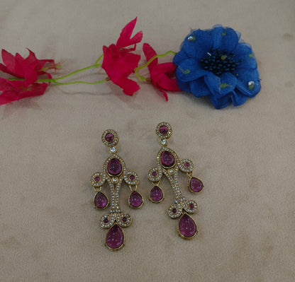 Antique Kundan Bollywood Bega Earrings
