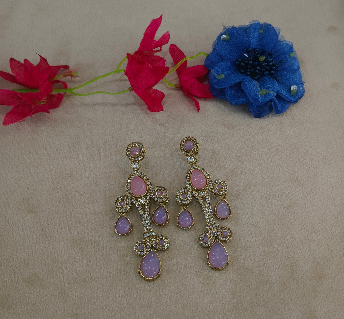Antique Kundan Bollywood Bega Earrings