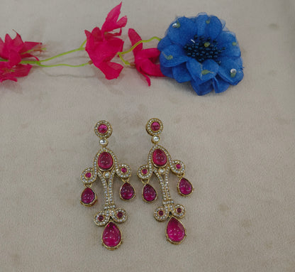 Antique Kundan Bollywood Bega Earrings