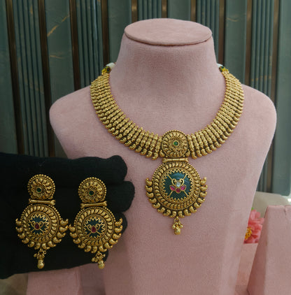 Gold Polki Necklace Host Jewellery Sets