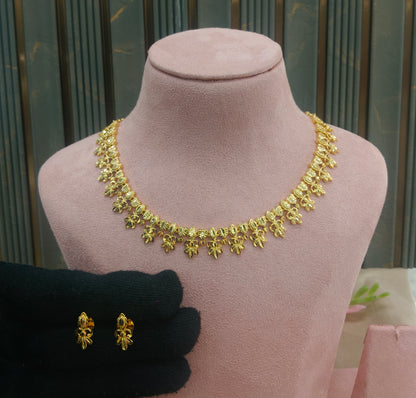 Gold Forming Jewellery Soni Necklace Set