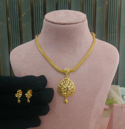 Gold Forming Jewellery Sohi Necklace Set