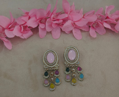 Antique Kundan Bollywood Sarpunch Earrings
